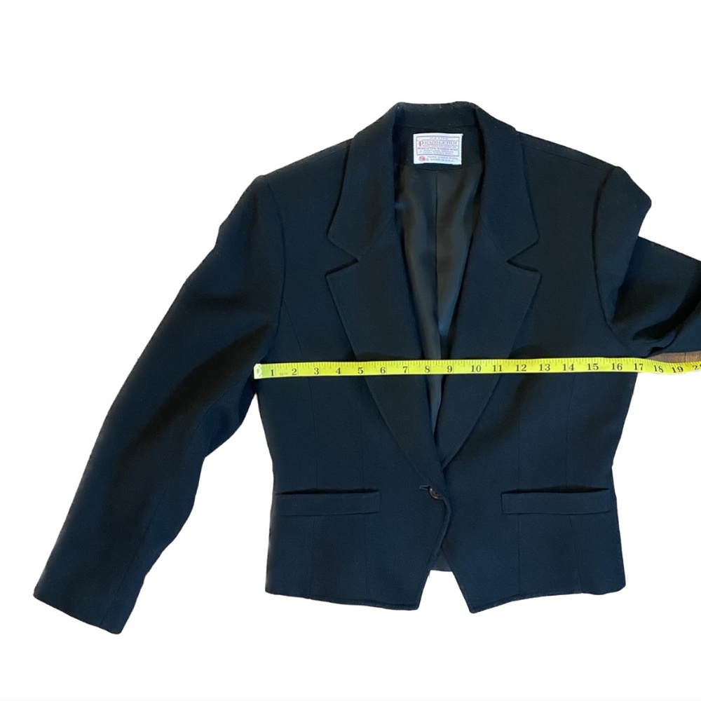 Vintage Pendleton Cropped Wool Blazer - image 8